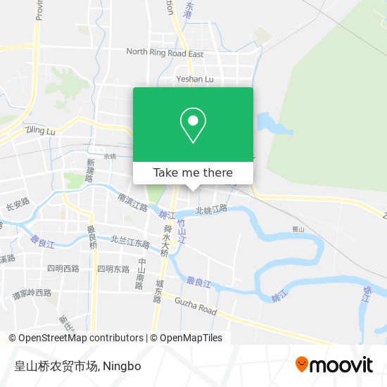 皇山桥农贸市场 map