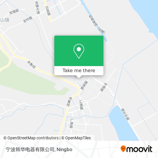 宁波韩华电器有限公司 map