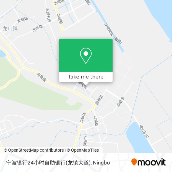 宁波银行24小时自助银行(龙镇大道) map
