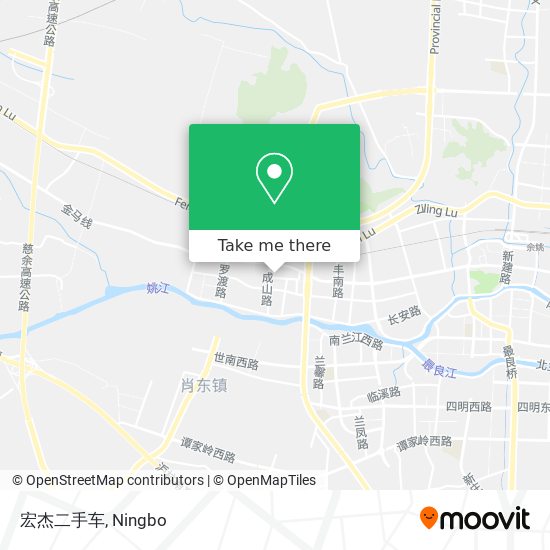 宏杰二手车 map