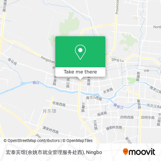 宏泰宾馆(余姚市就业管理服务处西) map