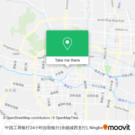 中国工商银行24小时自助银行(余姚城西支行) map