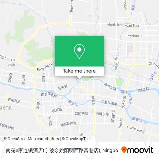 南苑e家连锁酒店(宁波余姚阳明西路富巷店) map