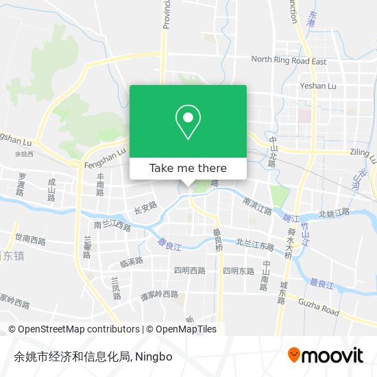 余姚市经济和信息化局 map