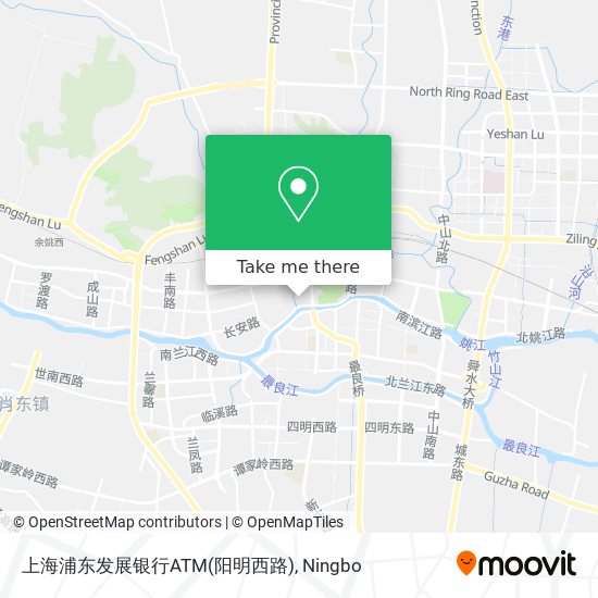 上海浦东发展银行ATM(阳明西路) map