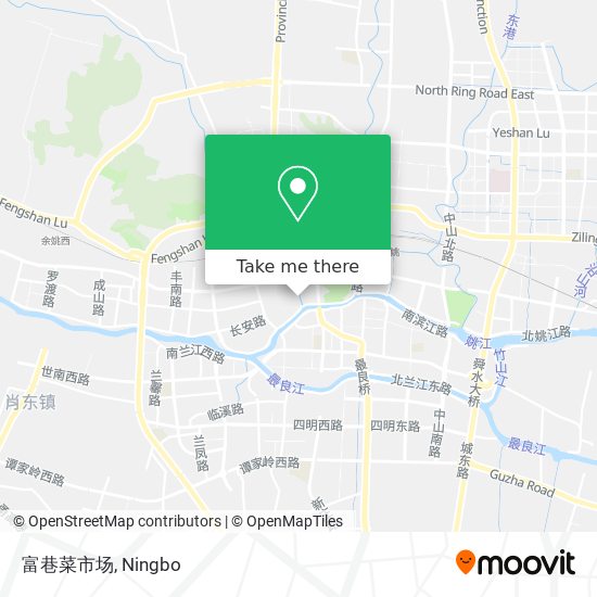 富巷菜市场 map