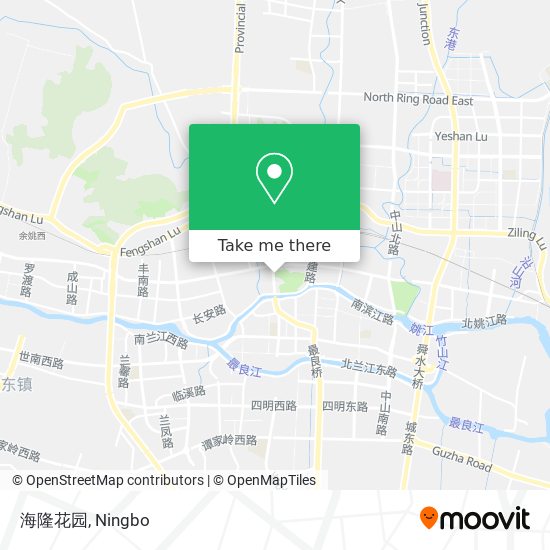 海隆花园 map