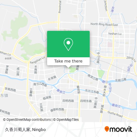 久香川蜀人家 map