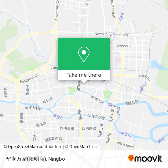 华润万家(阳明店) map