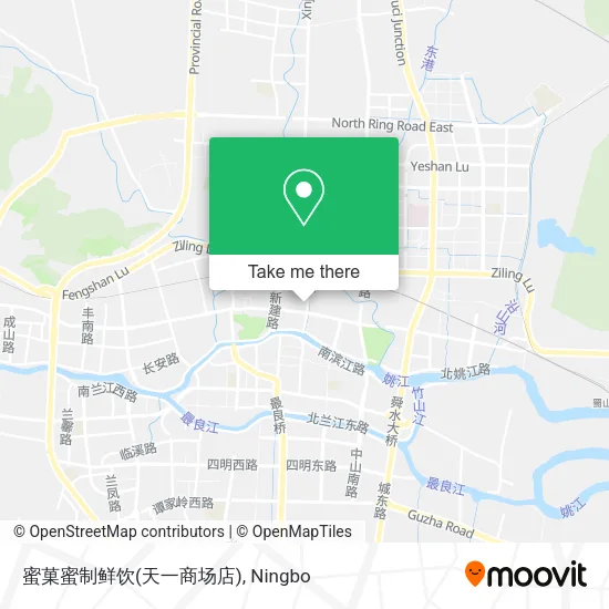蜜菓蜜制鲜饮(天一商场店) map