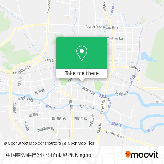 中国建设银行24小时自助银行 map