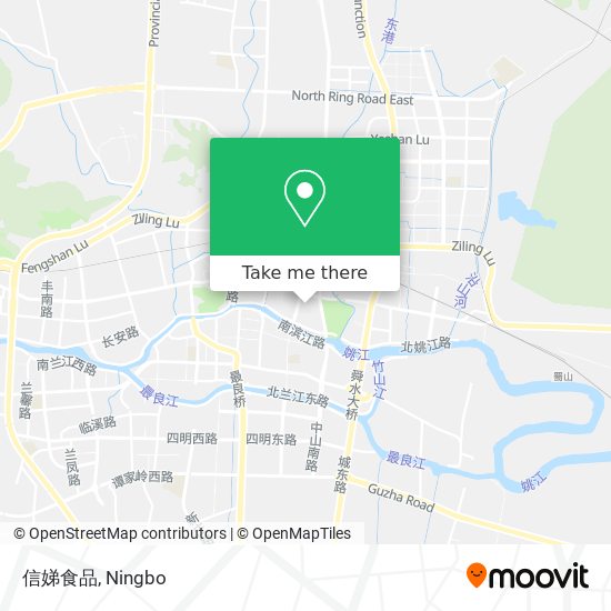 信娣食品 map
