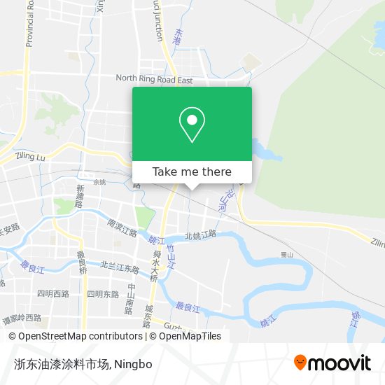 浙东油漆涂料市场 map