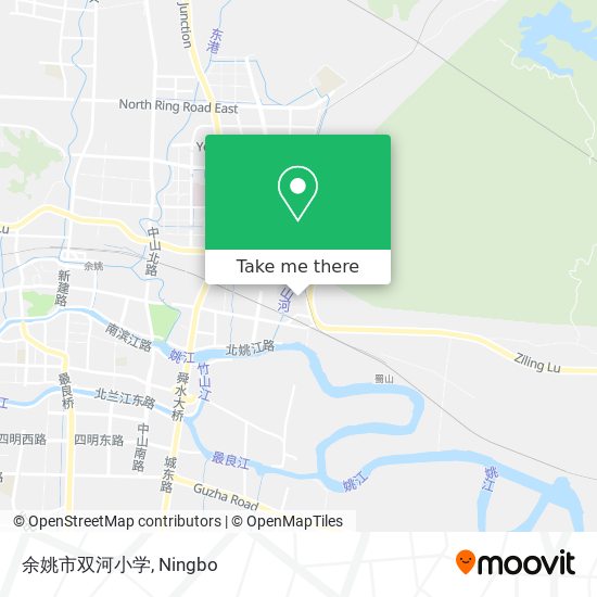 余姚市双河小学 map