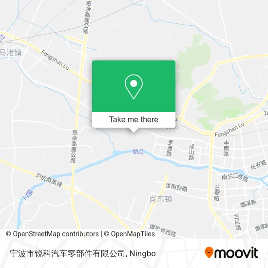宁波市锐科汽车零部件有限公司 map