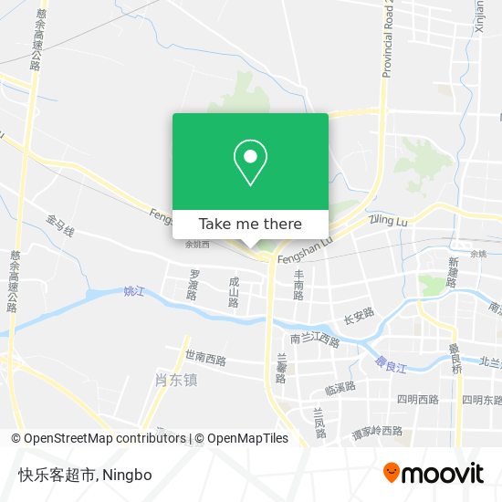 快乐客超市 map