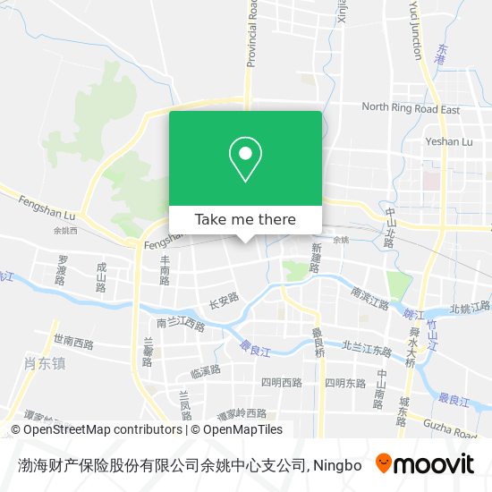 渤海财产保险股份有限公司余姚中心支公司 map