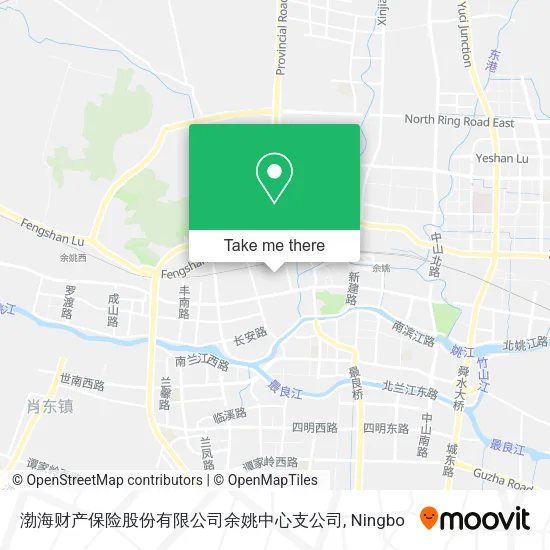 渤海财产保险股份有限公司余姚中心支公司 map