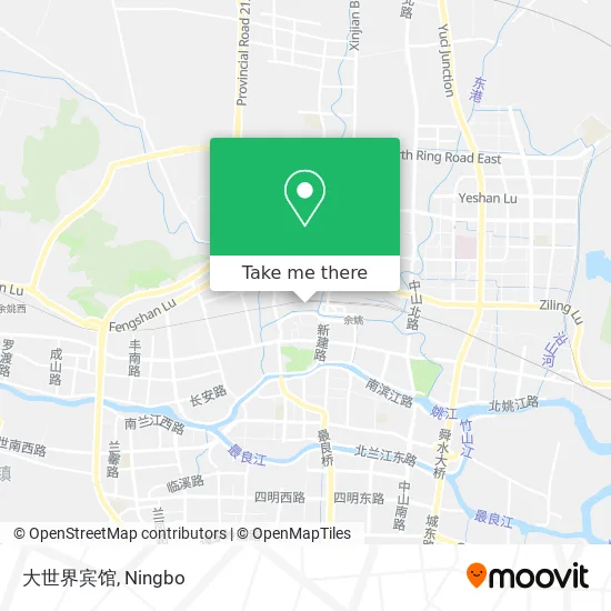 大世界宾馆 map