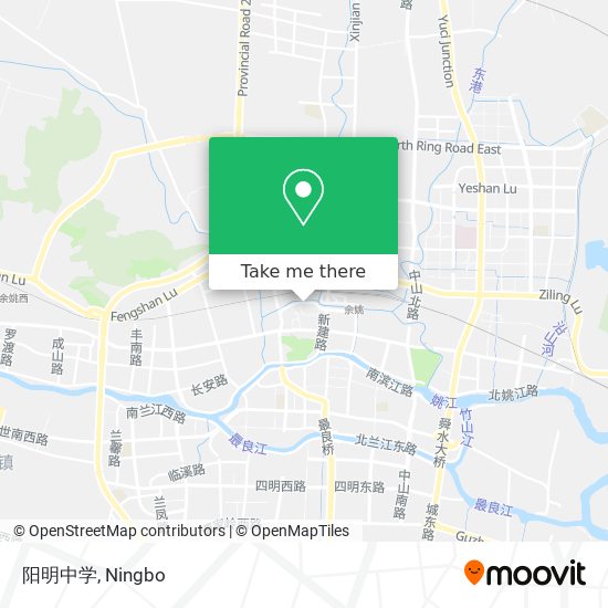 阳明中学 map