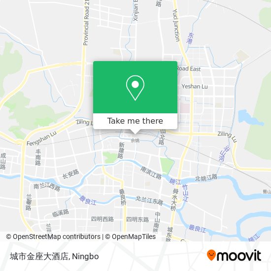 城市金座大酒店 map