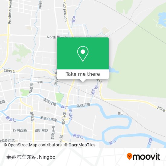 余姚汽车东站 map