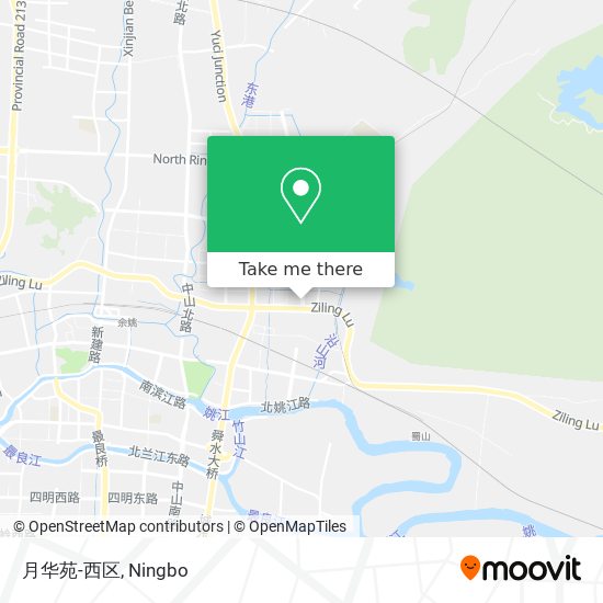 月华苑-西区 map