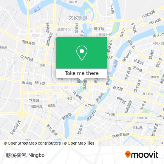 慈溪横河 map