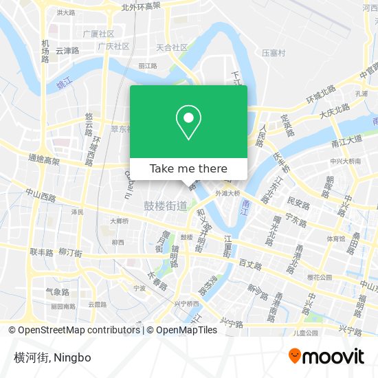 横河街 map