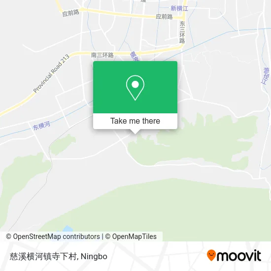 慈溪横河镇寺下村 map
