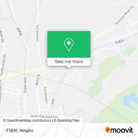 子陵村 map