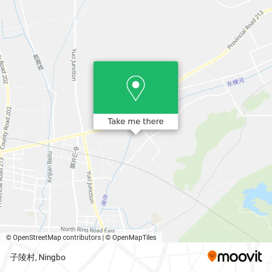 子陵村 map
