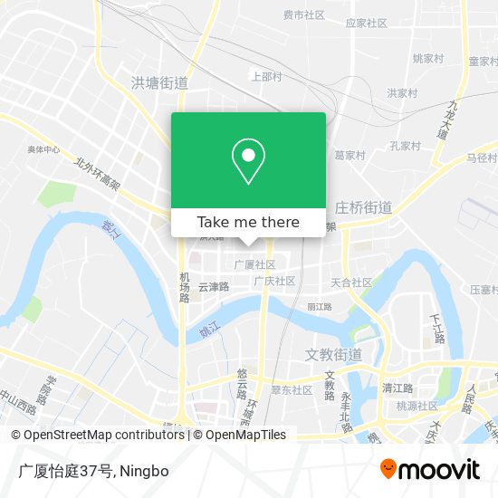 广厦怡庭37号 map