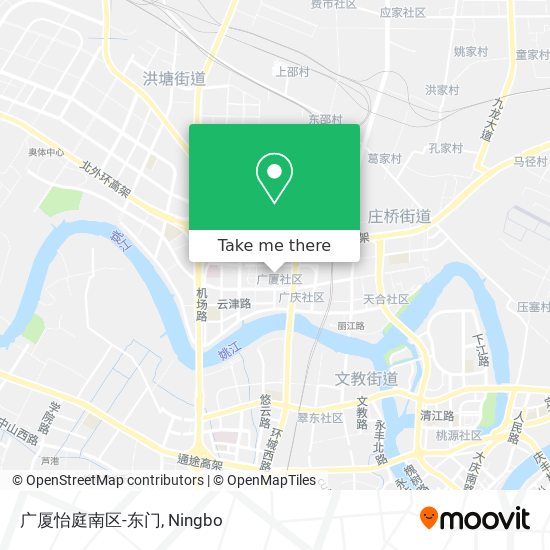 广厦怡庭南区-东门 map