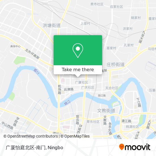 广厦怡庭北区-南门 map