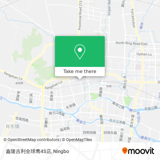 鑫隆吉利全球鹰4S店 map