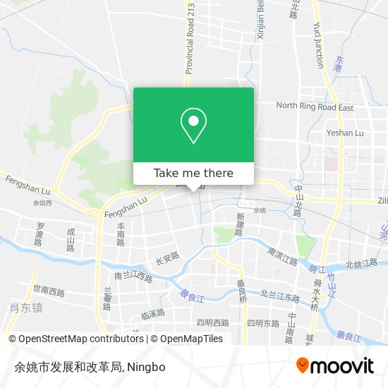 余姚市发展和改革局 map