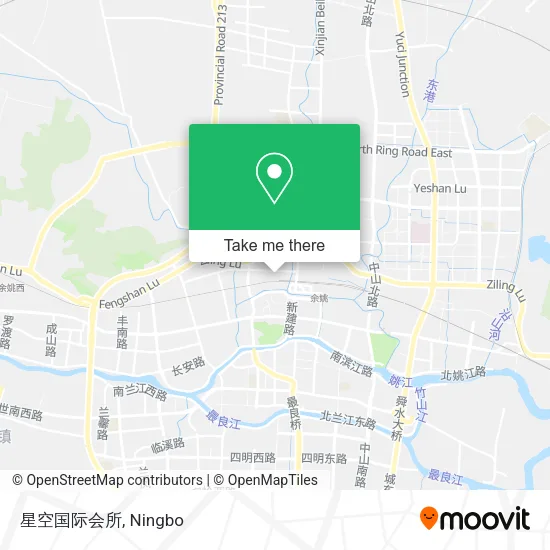 星空国际会所 map