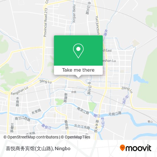 喜悦商务宾馆(文山路) map