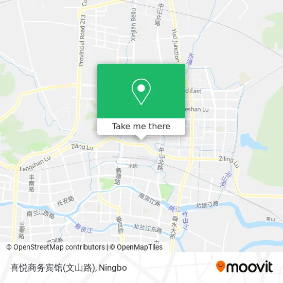喜悦商务宾馆(文山路) map