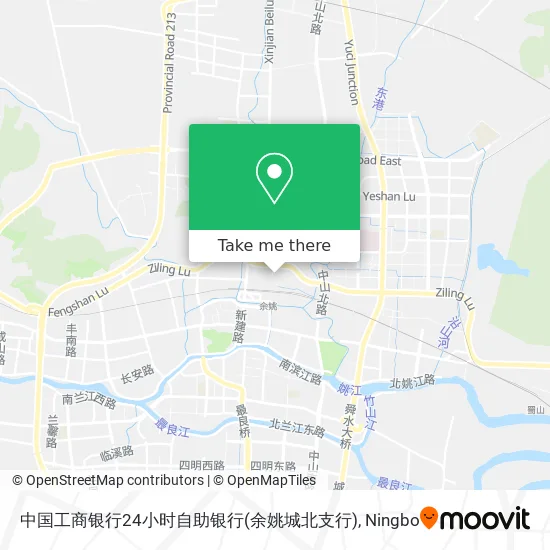 中国工商银行24小时自助银行(余姚城北支行) map