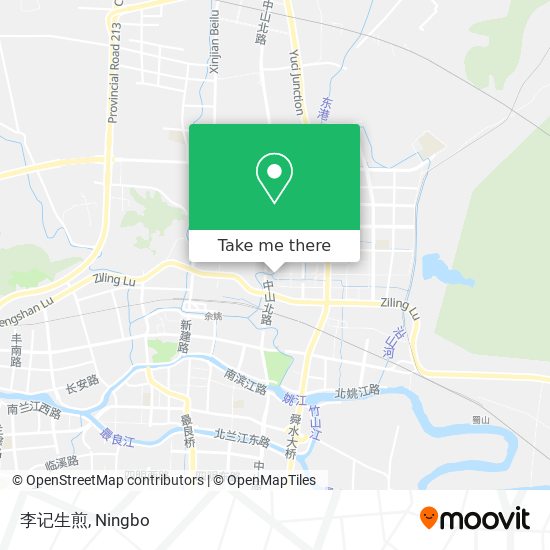 李记生煎 map