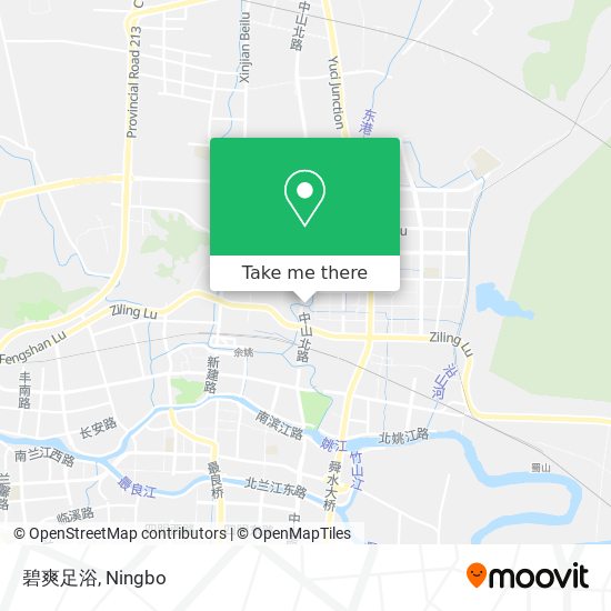 碧爽足浴 map