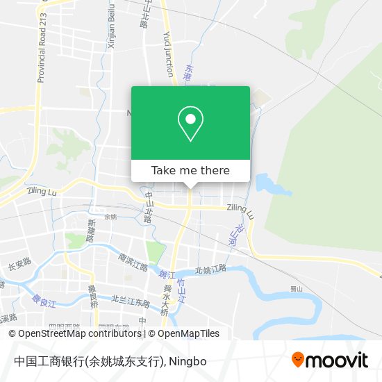 中国工商银行(余姚城东支行) map