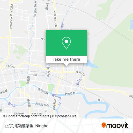 正宗川菜酸菜鱼 map