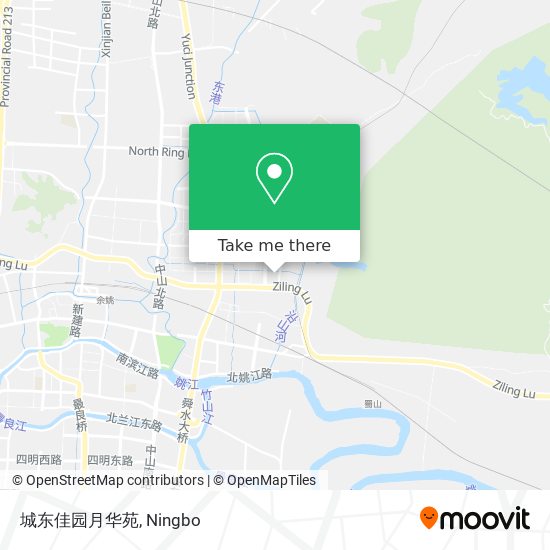 城东佳园月华苑 map