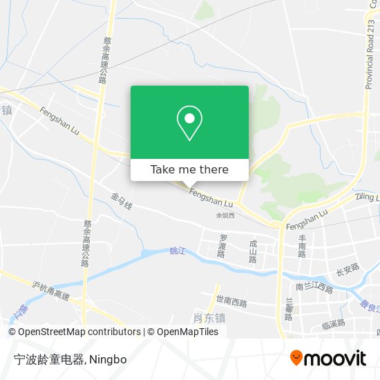 宁波龄童电器 map