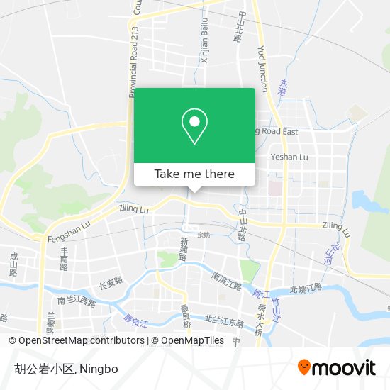 胡公岩小区 map
