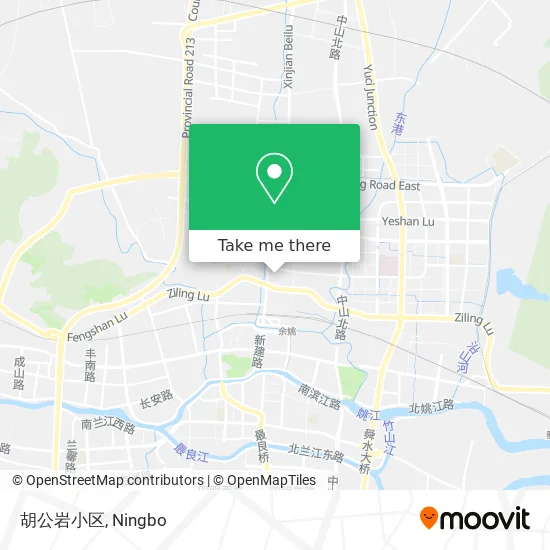 胡公岩小区 map