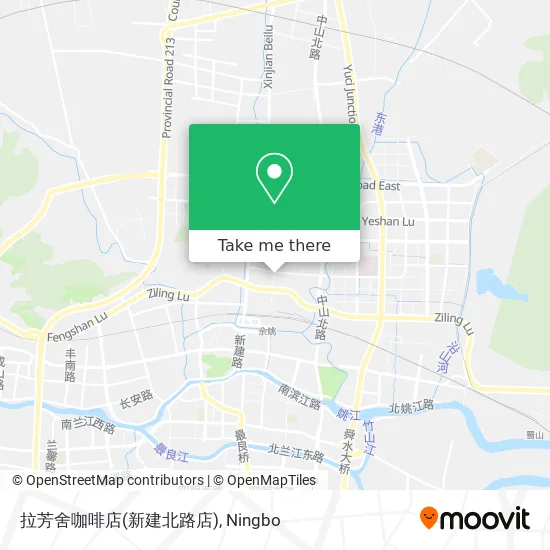 拉芳舍咖啡店(新建北路店) map
